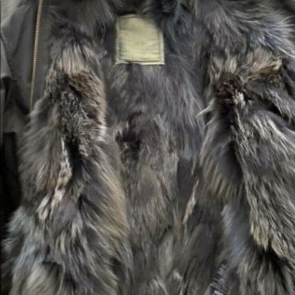 MR & MRS BOMBER / Black Spruce / Green / Fox Fur NEVER WORN !! MINT CONDITION !! - Picture 2 of 4